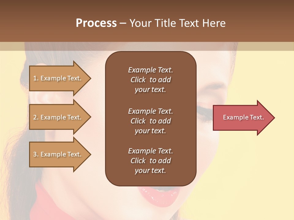 Fashion Background Yellow PowerPoint Template