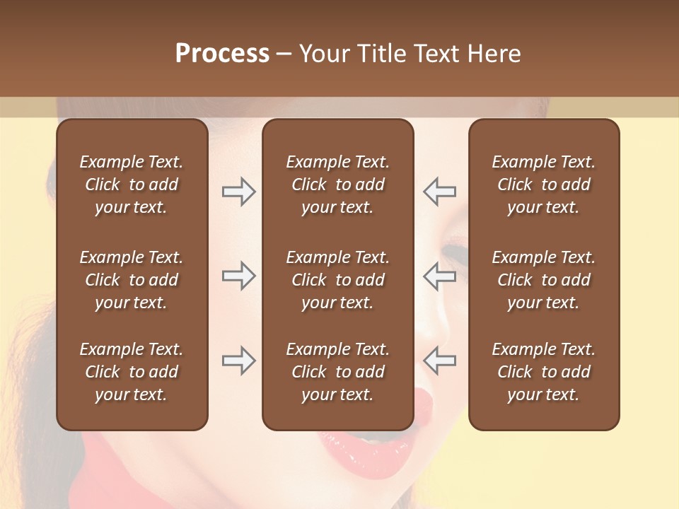 Fashion Background Yellow PowerPoint Template