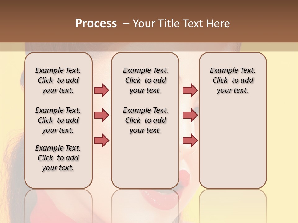 Fashion Background Yellow PowerPoint Template