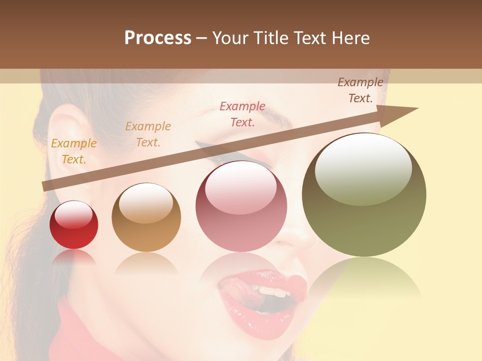 Fashion Background Yellow PowerPoint Template