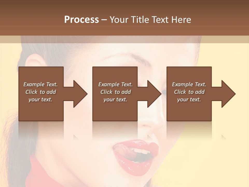 Fashion Background Yellow PowerPoint Template