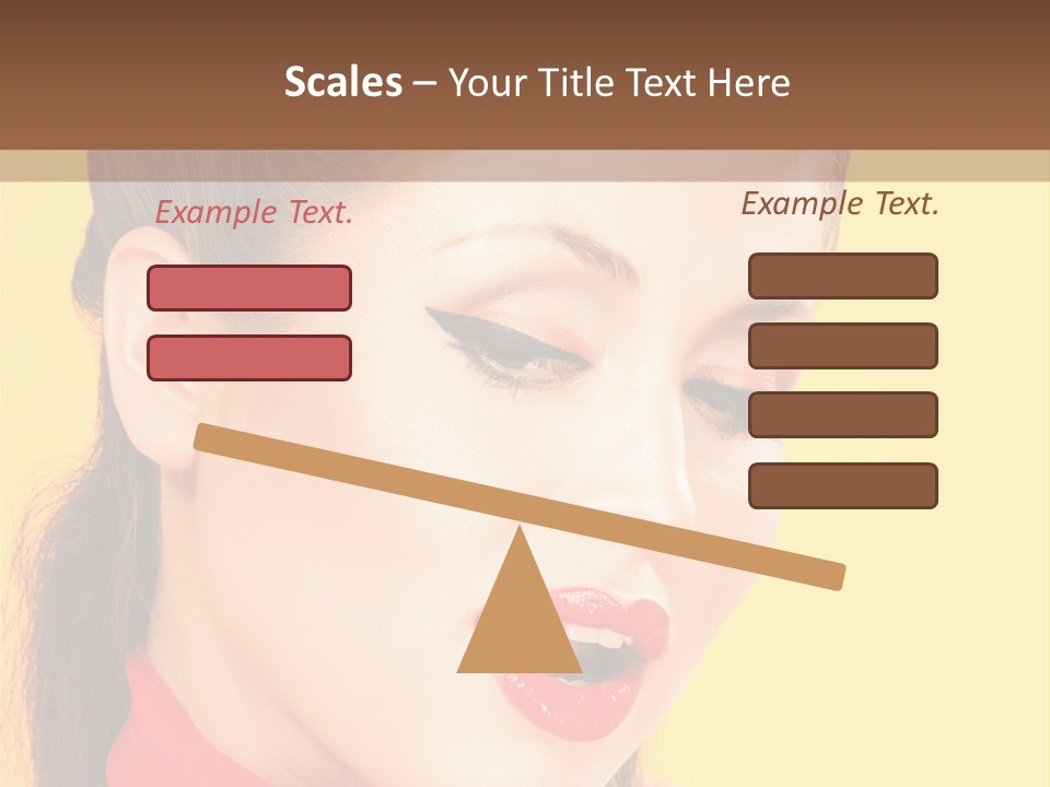 Fashion Background Yellow PowerPoint Template
