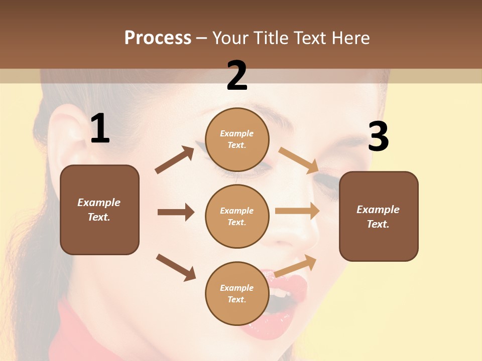 Fashion Background Yellow PowerPoint Template