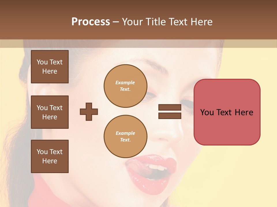 Fashion Background Yellow PowerPoint Template