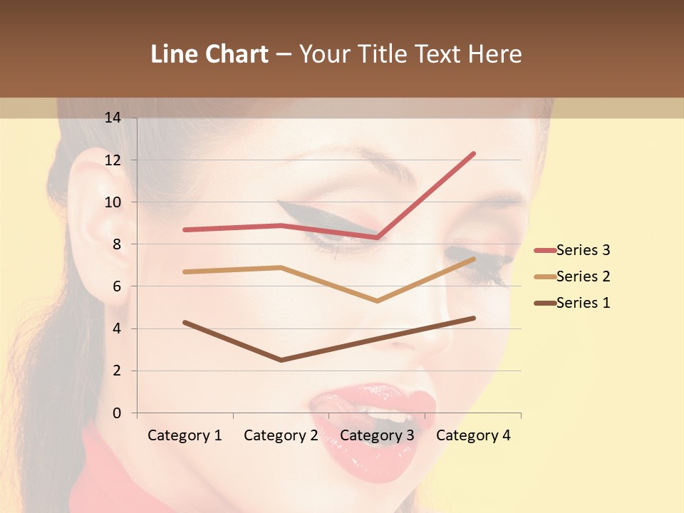 Fashion Background Yellow PowerPoint Template