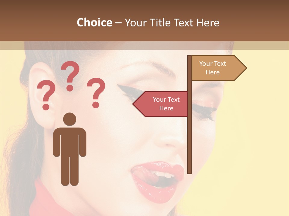 Fashion Background Yellow PowerPoint Template