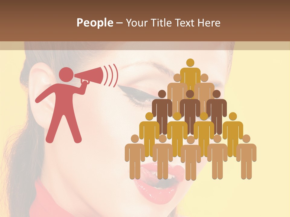 Fashion Background Yellow PowerPoint Template