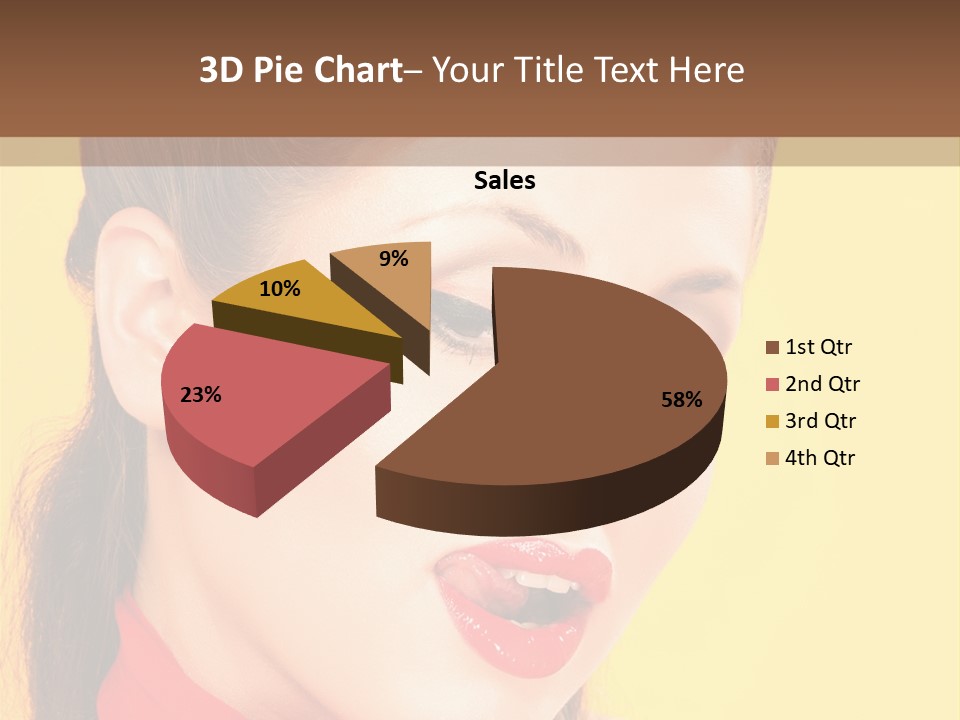 Fashion Background Yellow PowerPoint Template