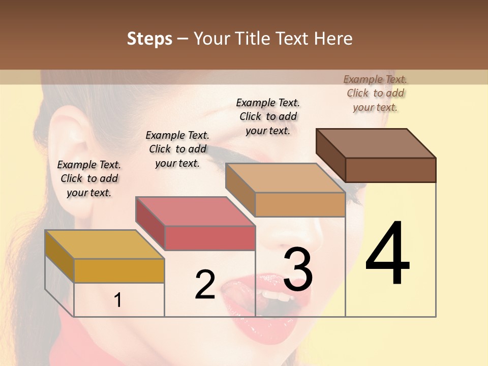 Fashion Background Yellow PowerPoint Template