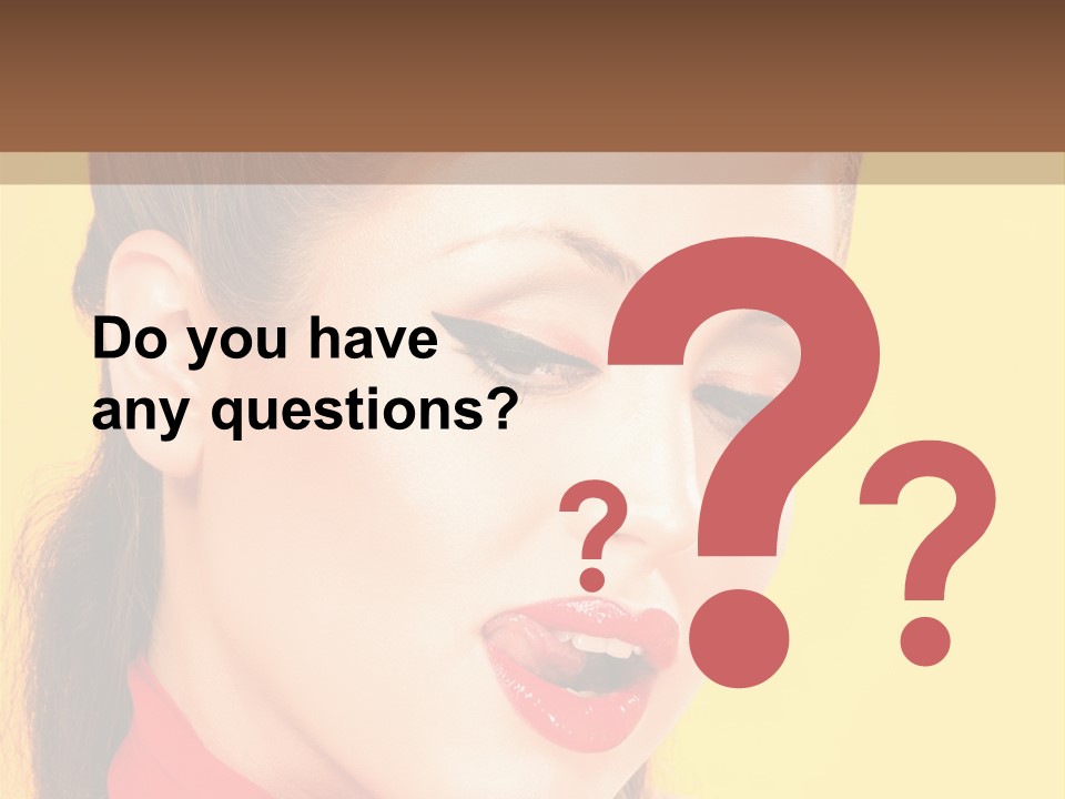 Fashion Background Yellow PowerPoint Template