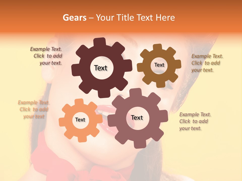 Lip People Glamour PowerPoint Template