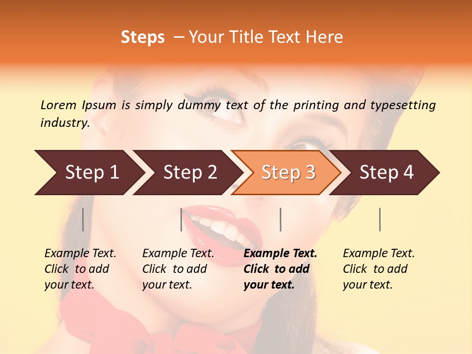 Lip People Glamour PowerPoint Template