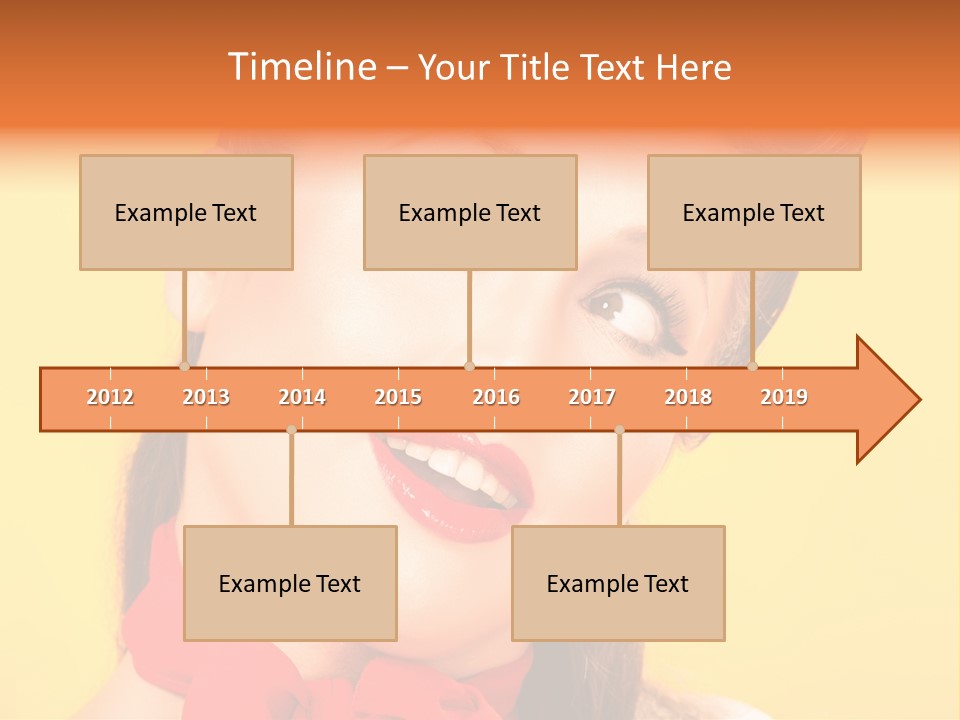 Lip People Glamour PowerPoint Template