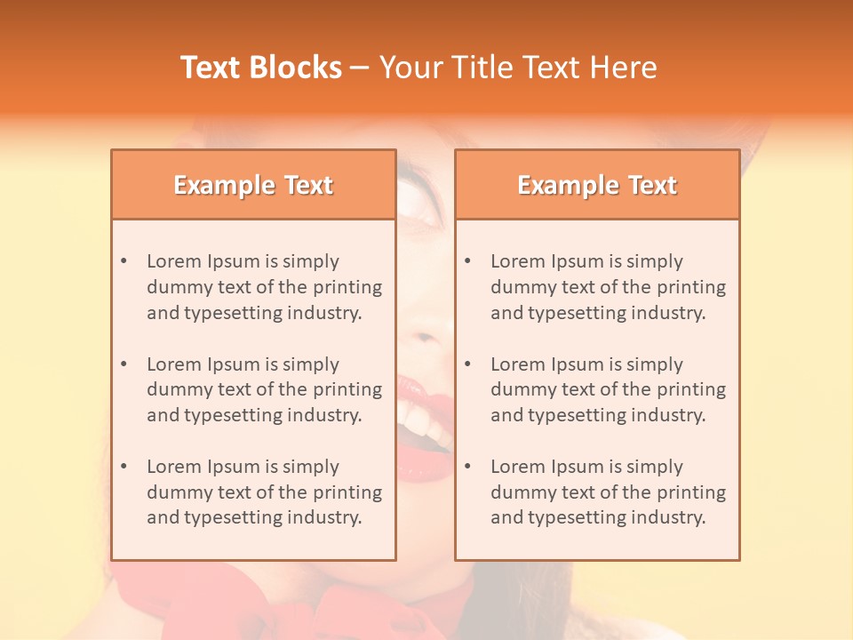 Lip People Glamour PowerPoint Template