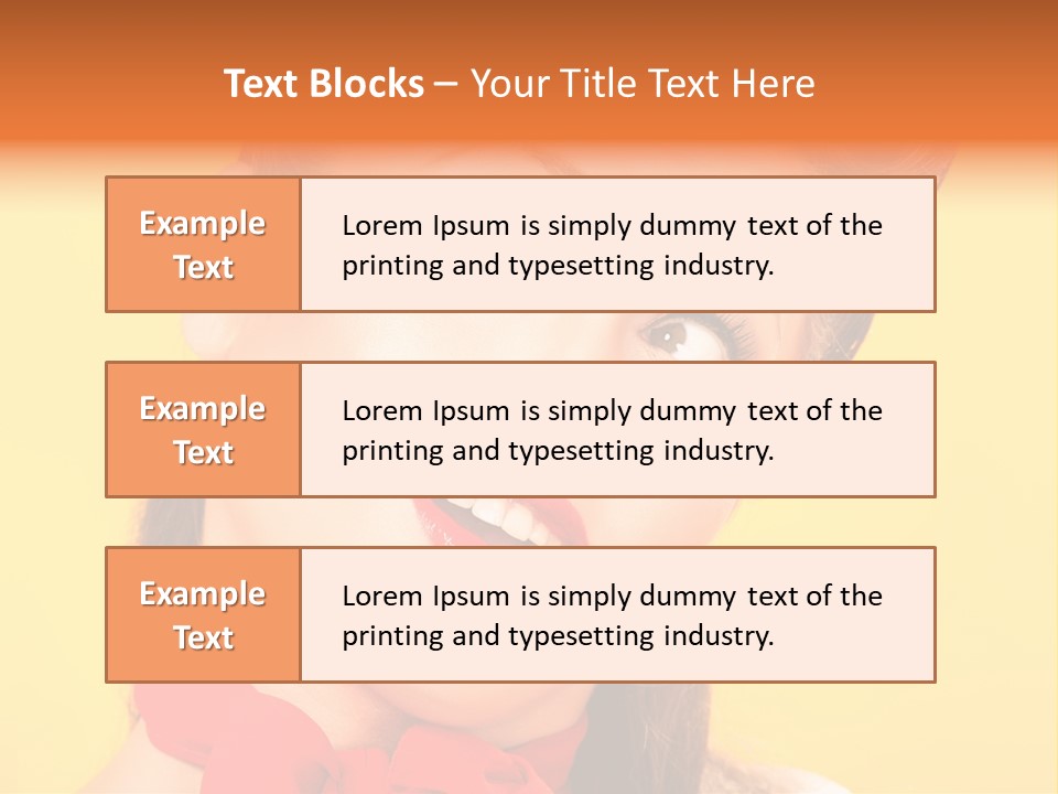 Lip People Glamour PowerPoint Template