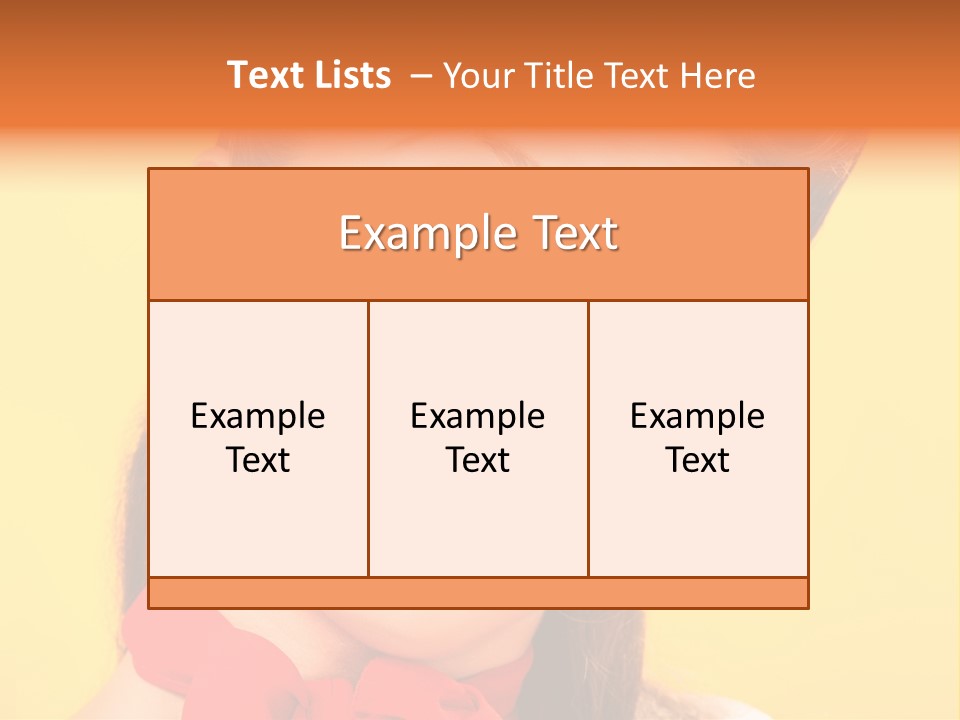 Lip People Glamour PowerPoint Template