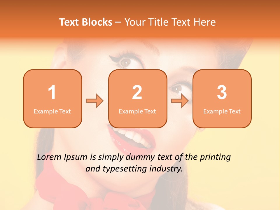 Lip People Glamour PowerPoint Template