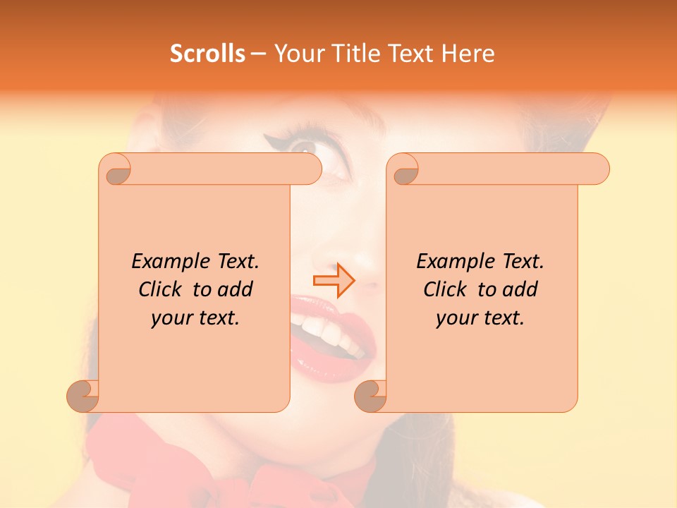 Lip People Glamour PowerPoint Template