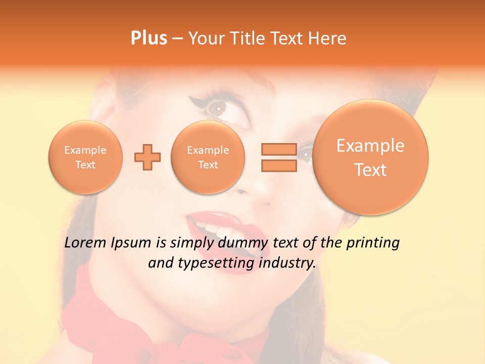 Lip People Glamour PowerPoint Template