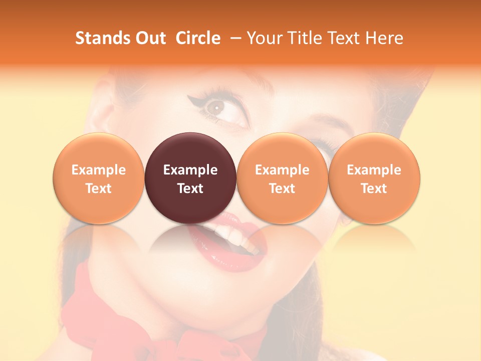 Lip People Glamour PowerPoint Template
