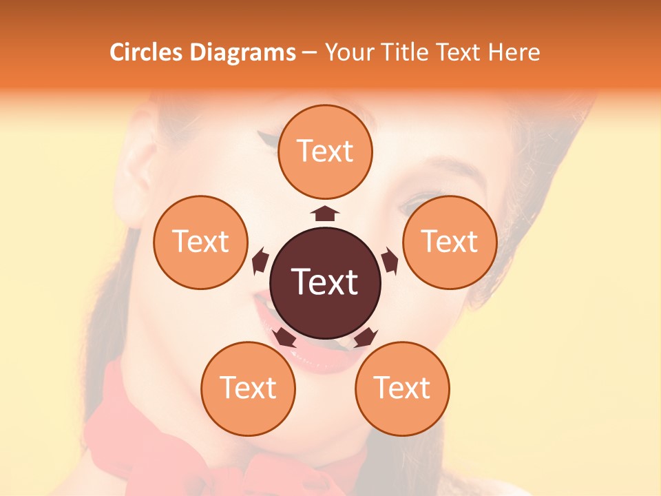 Lip People Glamour PowerPoint Template