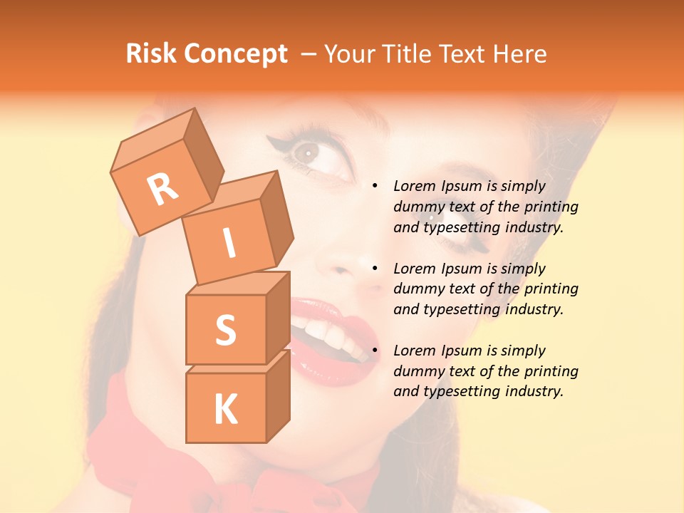 Lip People Glamour PowerPoint Template