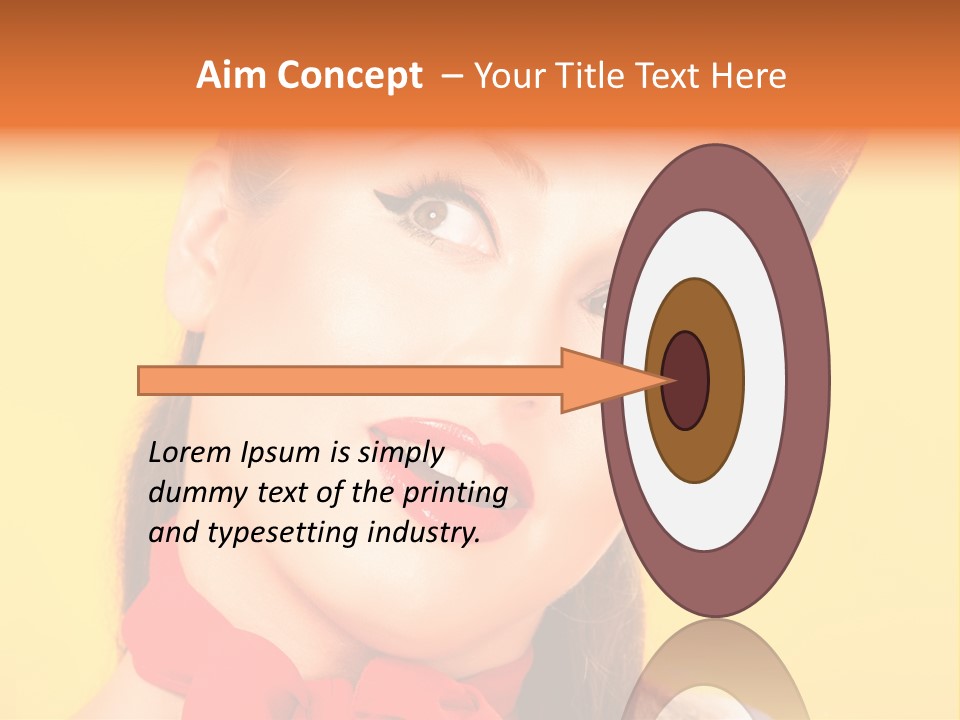 Lip People Glamour PowerPoint Template