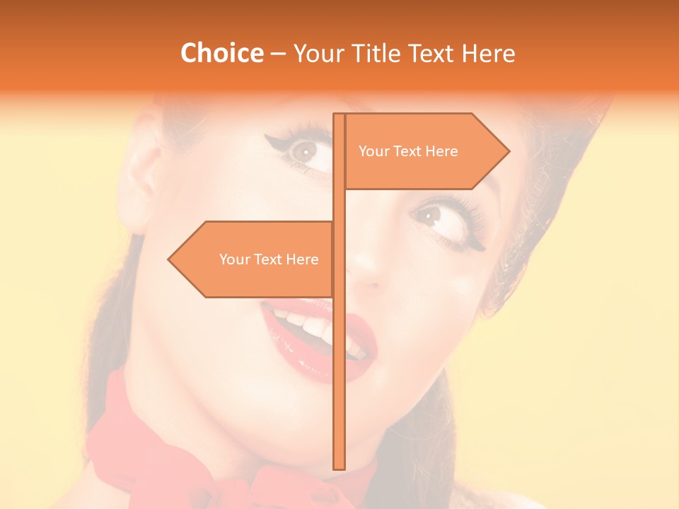 Lip People Glamour PowerPoint Template