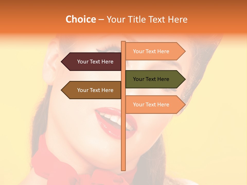 Lip People Glamour PowerPoint Template