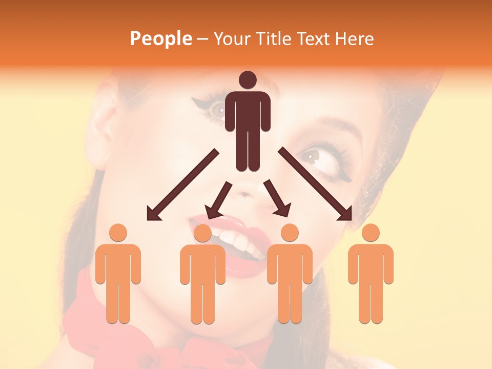 Lip People Glamour PowerPoint Template