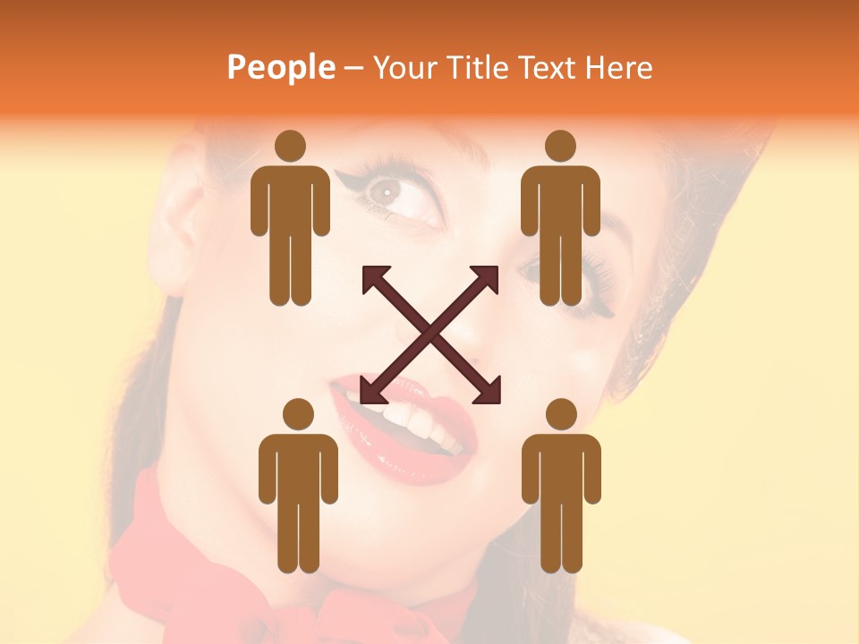 Lip People Glamour PowerPoint Template