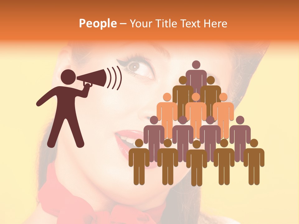 Lip People Glamour PowerPoint Template