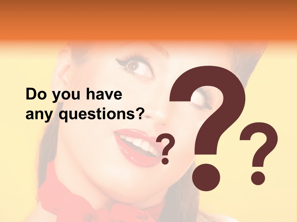 Lip People Glamour PowerPoint Template