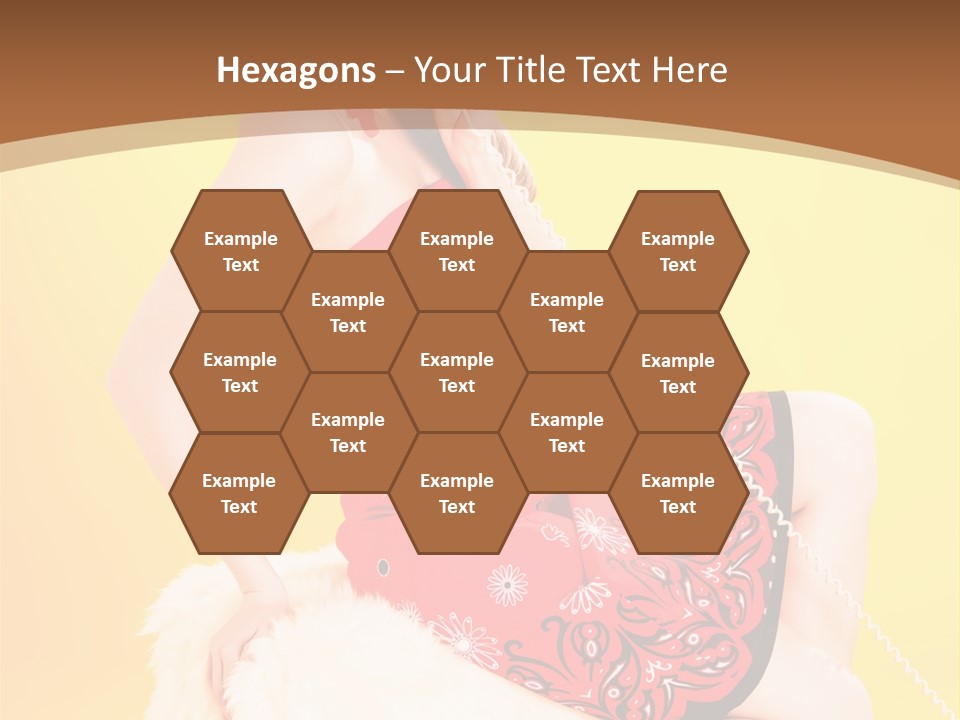 Girl Cute Background PowerPoint Template