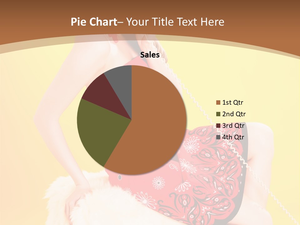 Girl Cute Background PowerPoint Template