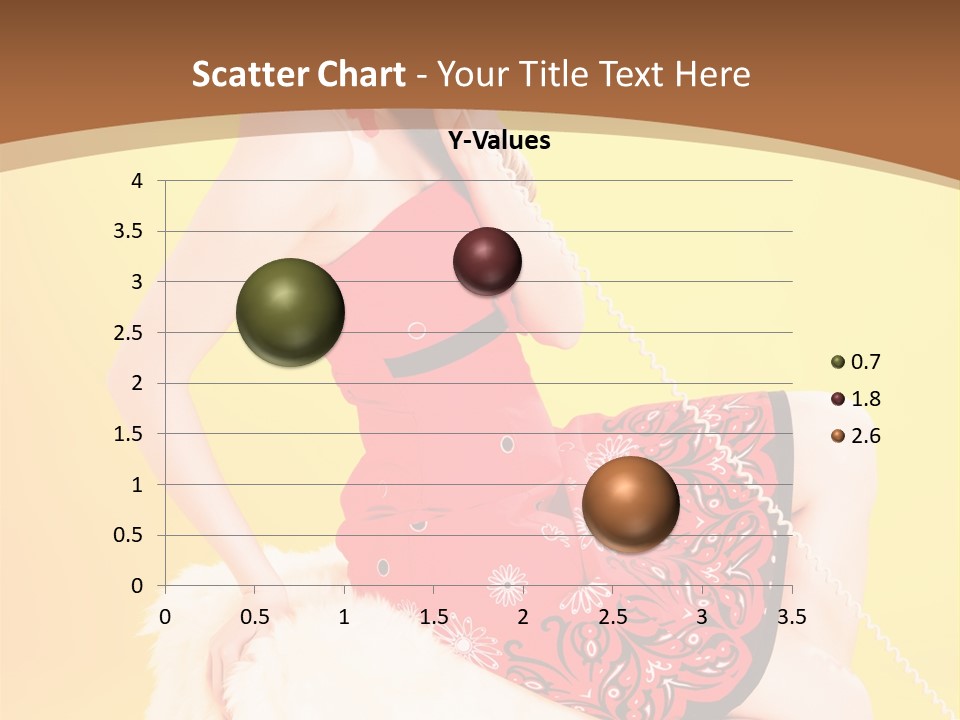 Girl Cute Background PowerPoint Template