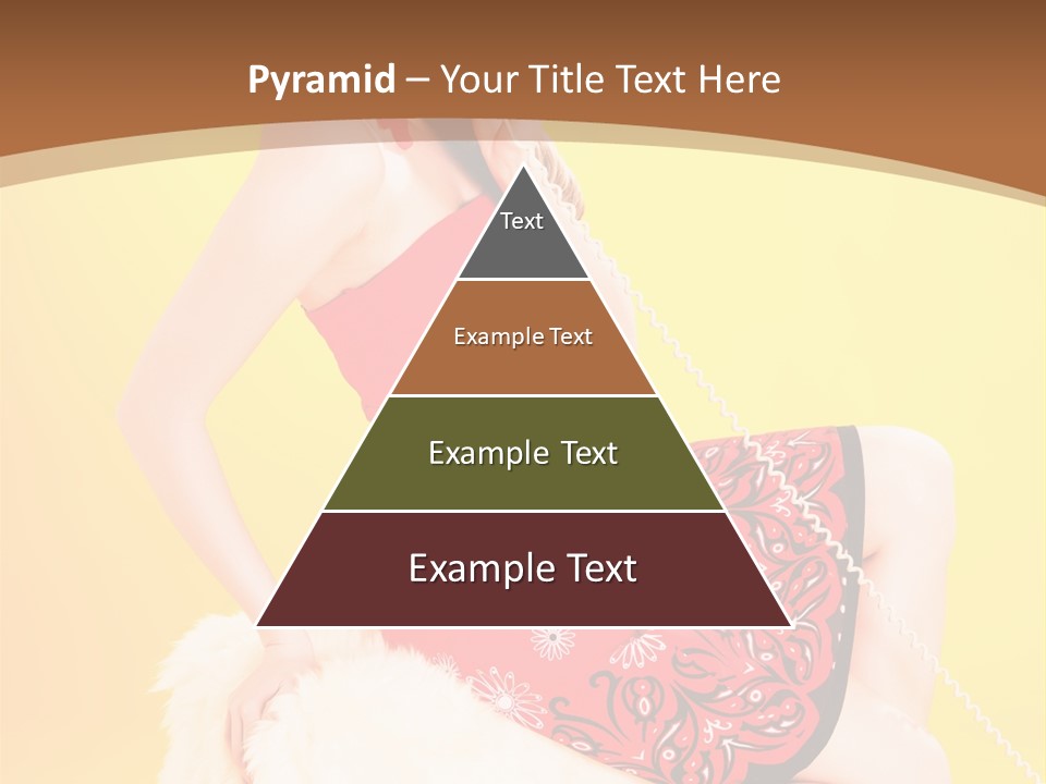 Girl Cute Background PowerPoint Template