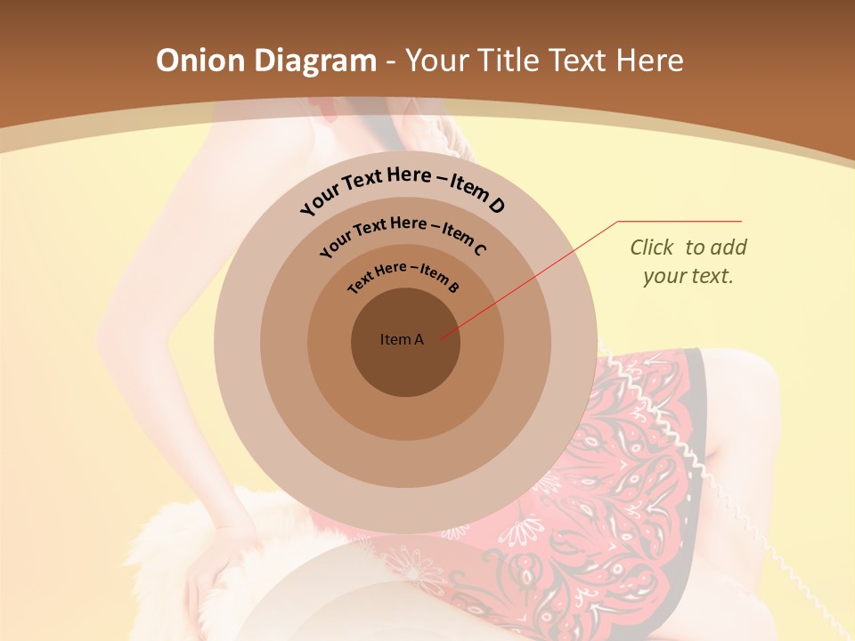 Girl Cute Background PowerPoint Template