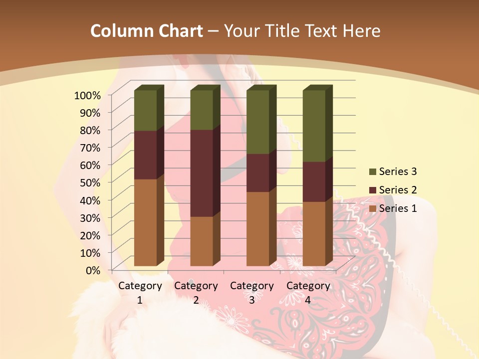 Girl Cute Background PowerPoint Template