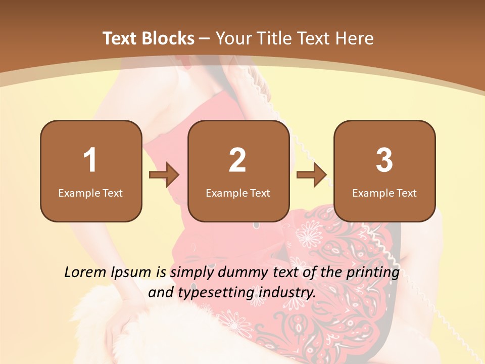 Girl Cute Background PowerPoint Template