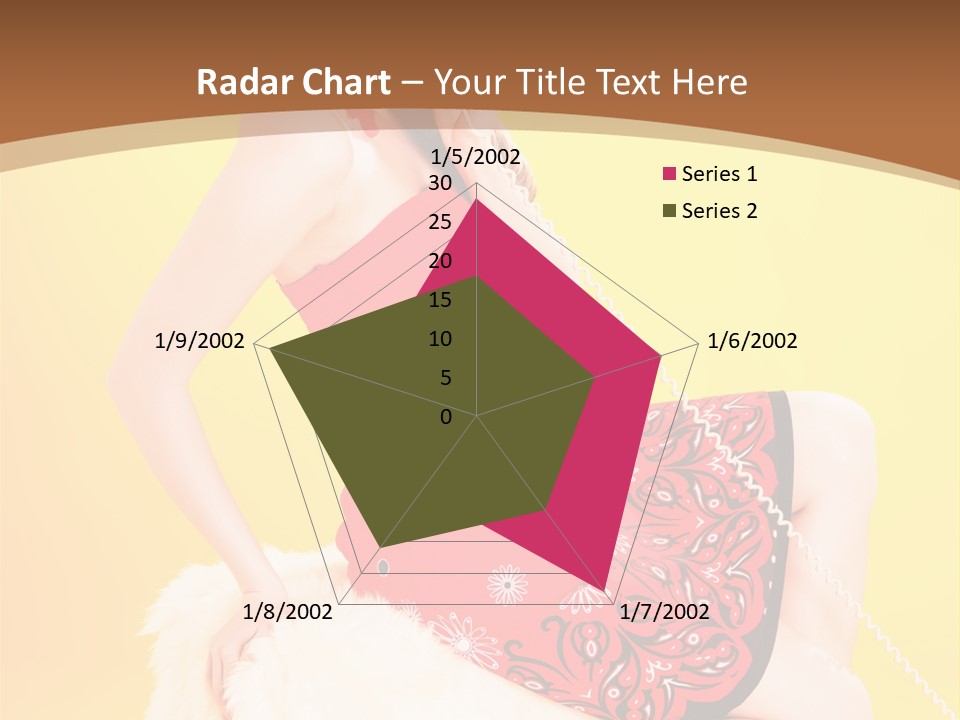 Girl Cute Background PowerPoint Template