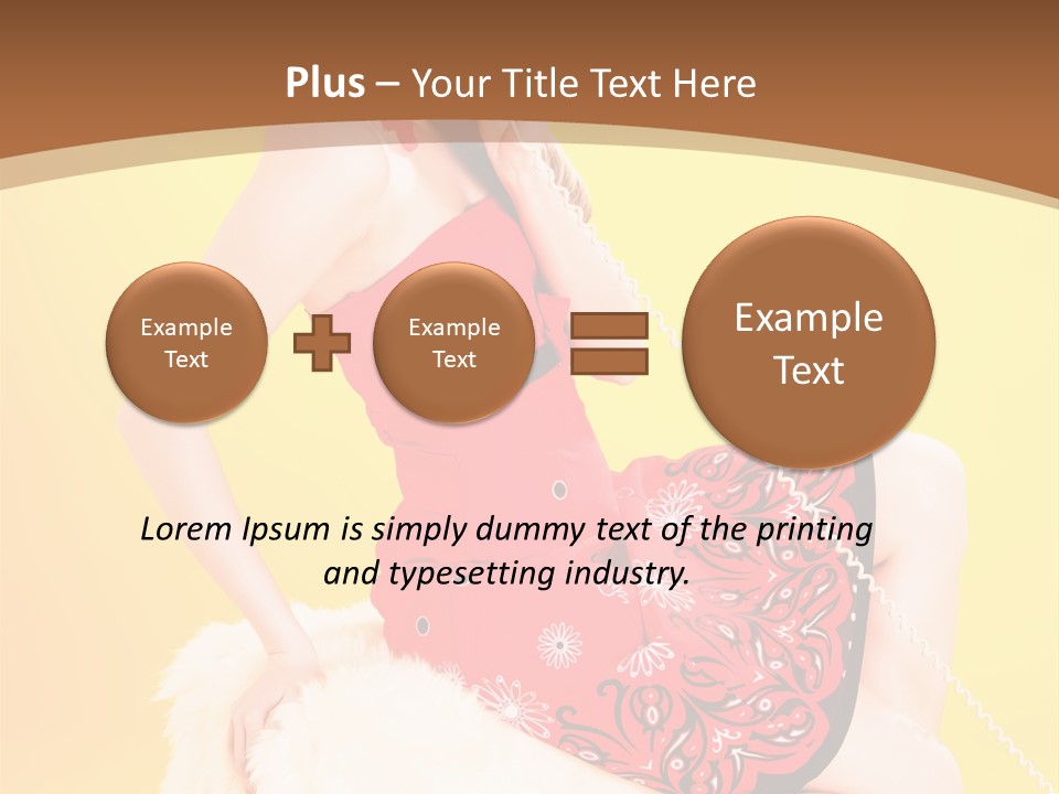 Girl Cute Background PowerPoint Template