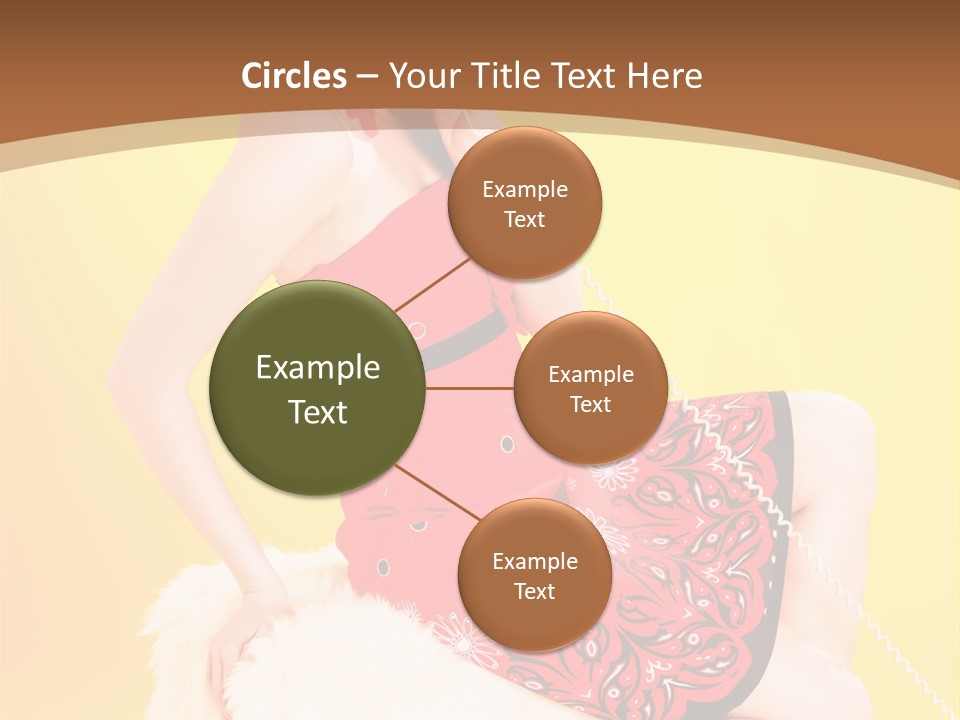 Girl Cute Background PowerPoint Template