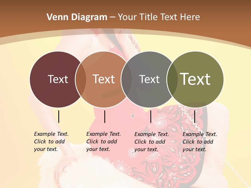 Girl Cute Background PowerPoint Template