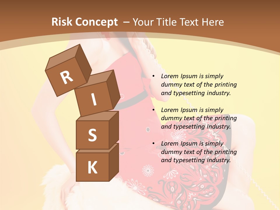 Girl Cute Background PowerPoint Template