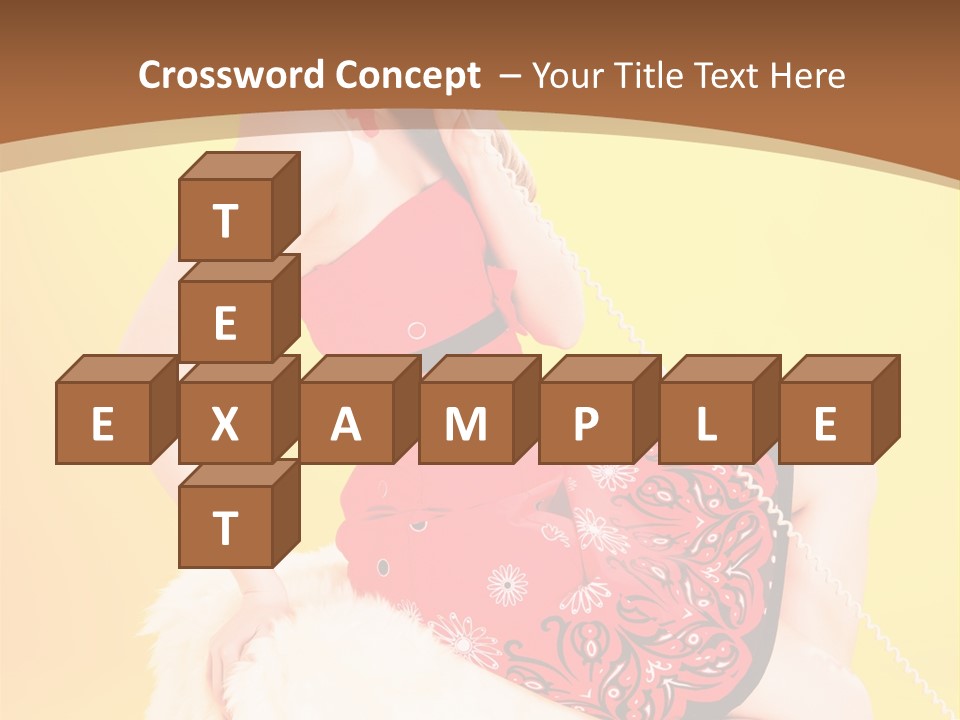 Girl Cute Background PowerPoint Template