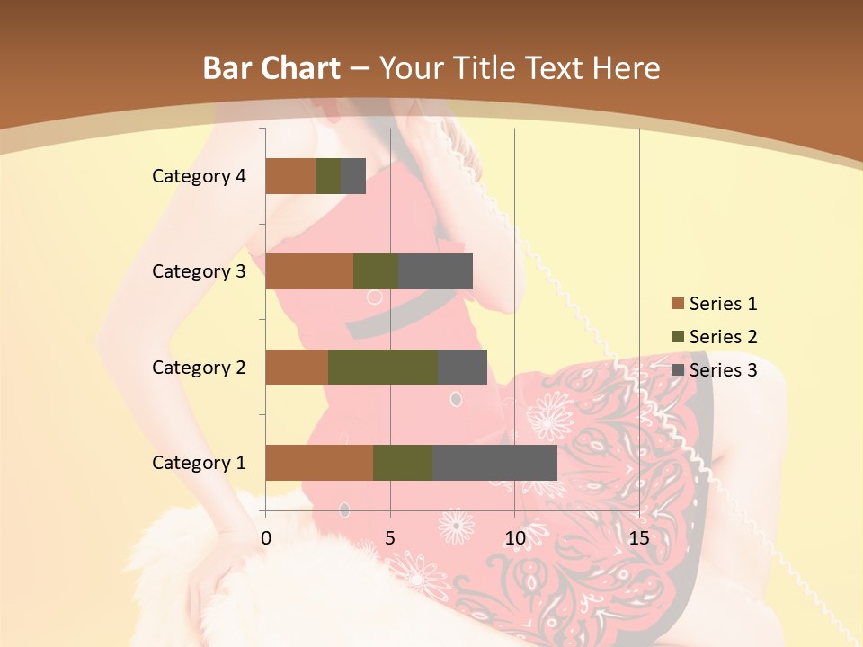 Girl Cute Background PowerPoint Template
