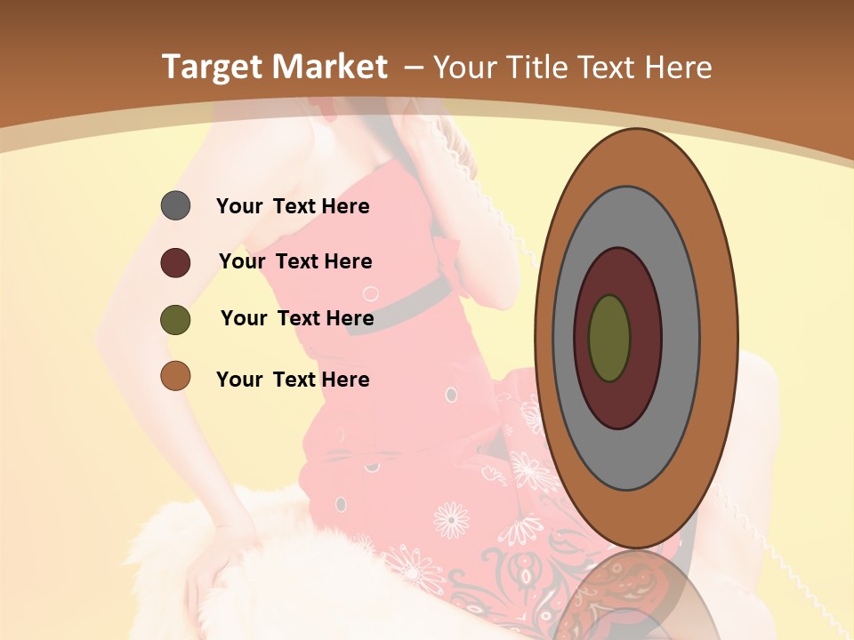 Girl Cute Background PowerPoint Template