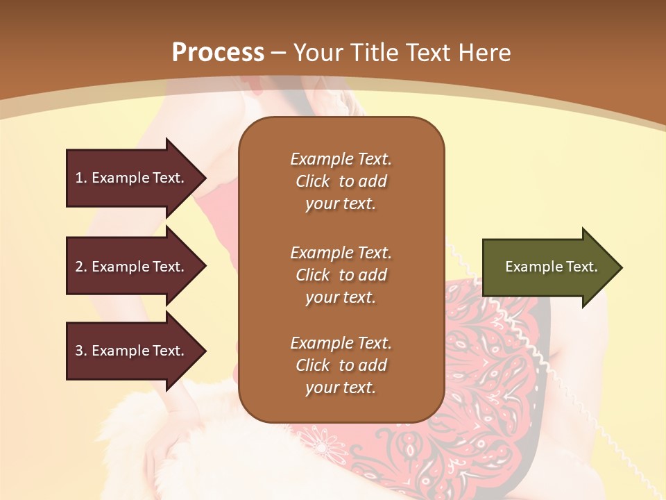 Girl Cute Background PowerPoint Template