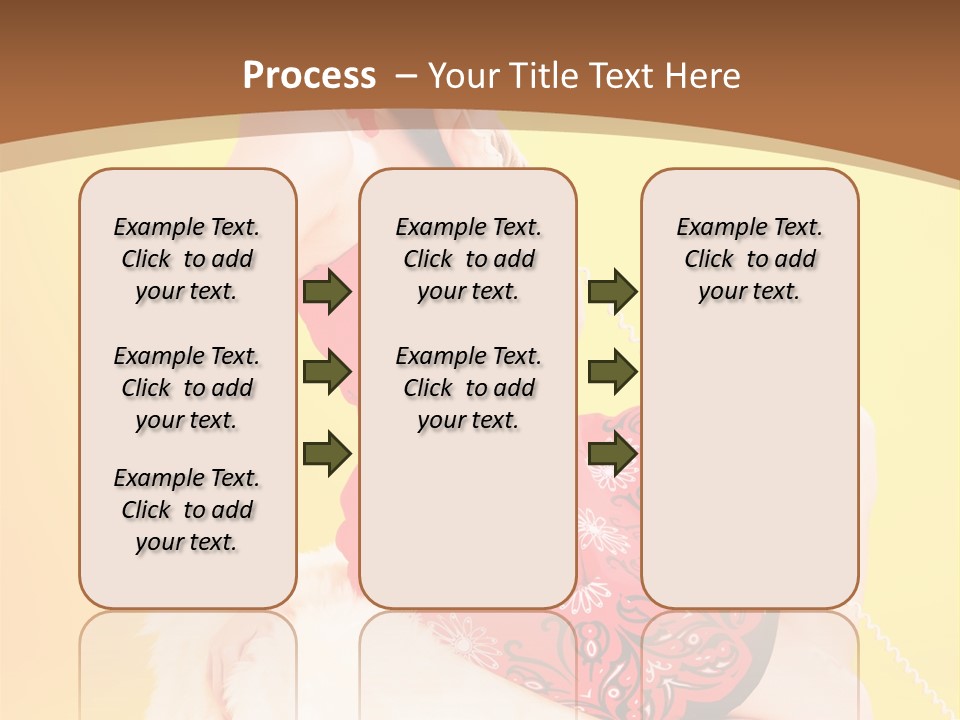 Girl Cute Background PowerPoint Template